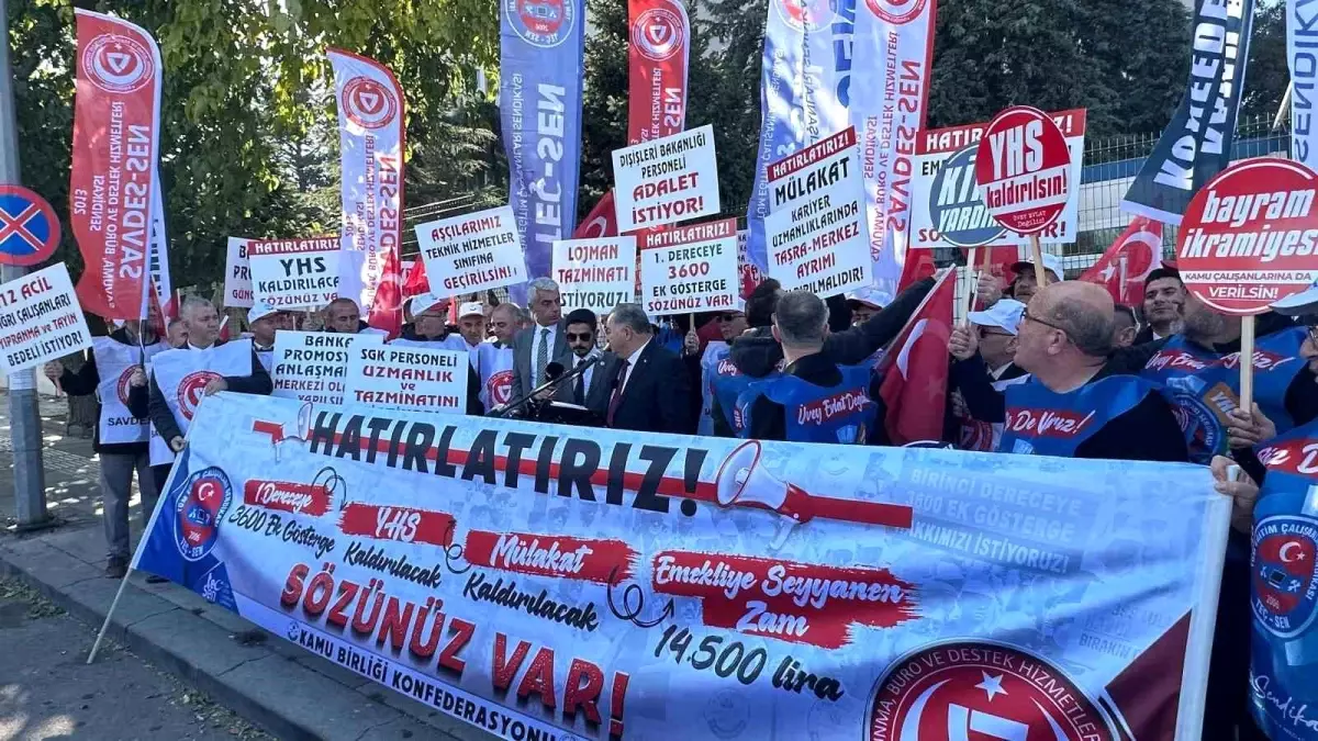 Memurların Hakları İçin Oturma Eylemi